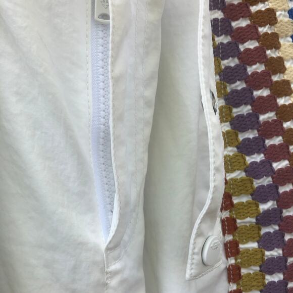 Free People Movement Pants Embroidered Patch Baggy Straight Leg Cinch Cuff M - Picture 5 of 14